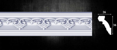 CEILING MOLDING OPTIMA DECOR 26*36*2000  405