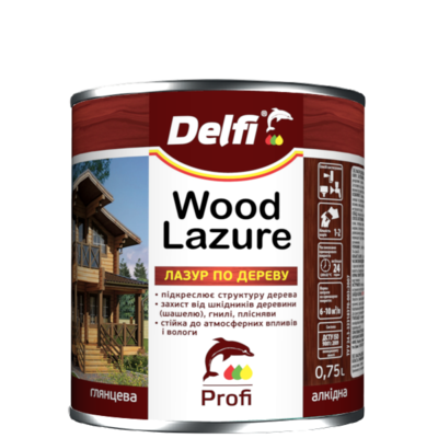 LAZUR P/U LEMN DELFI INCOLOR - 0.75L