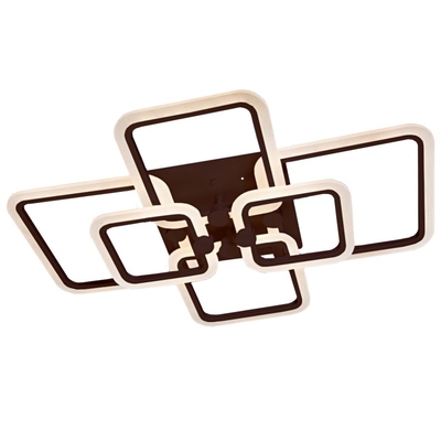 Светодиодная люстра с пультом FIXY/PL6 coffee