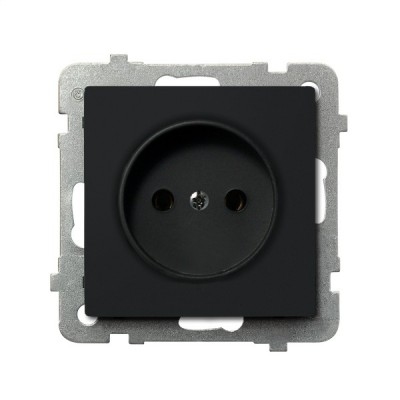 PRIZA UNITARA NEGRU METALIC  GP-1R/m/33  SONATA