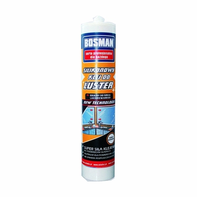 Adeziv siliconic pentru oglinzi BOSMAN 300ML 