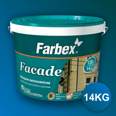 VOPSEA FARBEX P/U FATADE CALIT. SUPERIOARA VDA FACADE ALB MAT 14 kg