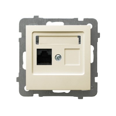 PRIZA UNITARA INTERNET CAT. 5E MMC ECRU  GPK-1G/K/m/27 AS