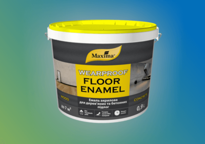 EMAIL ACRILIС MAXIMA PU PODEA DIN LEMN SI BETON GRI - 0,9L