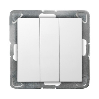 ВЫКЛЮЧАТЕЛЬ ТРОЙНОЙ БЕЛЫЙ  LP-13Y/m/00 IMPRESIA