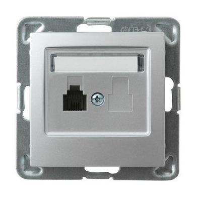 PRIZA TELEFON UNITARA ARGINT  GPT-1Y/m/18 IMPRESIA