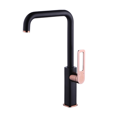 Смеситель для кухни slide IDDIS SLIBG00I05 черный/золото