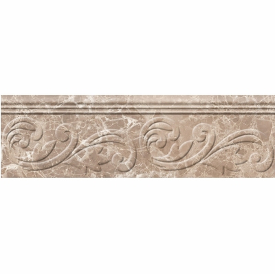 ФРИЗ LORENZO MODERN ТЕМНО-БЕЖЕВЫЙ РЕЛЬЕФНЫЙ 300*90 #