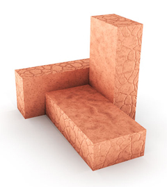 Кирпич печной полнотелый 205x100x50 мм КРУЖЕВО