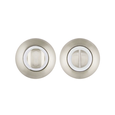 РУЧКА ПОВОРОТНАЯ (ФИКСАТОР) BK6 JR SN/CP-3 МАТОВЫЙ НИКЕЛЬ/ХРОМ 41393