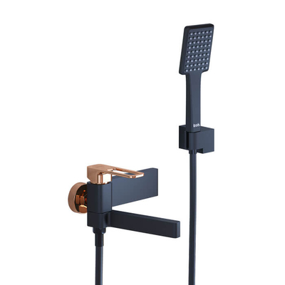 Смеситель для ванны slide IDDIS SLIBG00I02 черный/золото