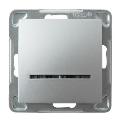 INTRERUPATOR UNITAR CU INDICATOR ARGINT  LP-1YS/m/18 IMPRESIA