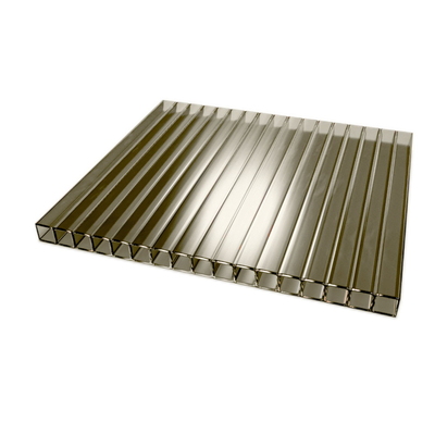 СОТОВЫЙ ПОЛИКАРБОНАТ БРОНЗА УФ-ЗАЩИТА 2H 08*6000*2100мм