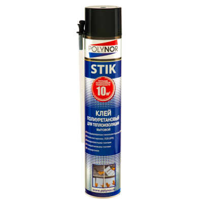 ADEZIV POLIURETAN. PENTRU ISOLATIA TERMICA  STIK POLYNOR 860 ML