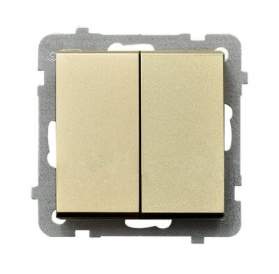 INTRERUPATOR UNITAR DE TRECERE CHAMPAGNE GOLD  LP-3R/m/39  SONATA