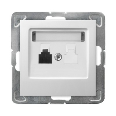 PRIZA TELEFON UNITARA ALB  GPT-1Y/m/00 IMPRESIA