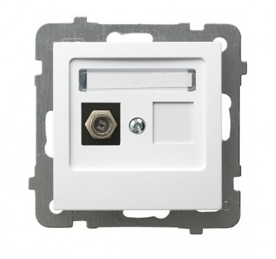 PRIZA UNITARA TV TIP F ALB  GPA-1GF/m/00 AS