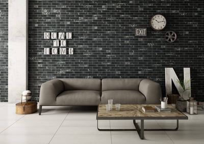 КЕРАМИЧЕСКАЯ ПЛИТКА LITTLE BARKOD SIYAH (BLACK) (SG) BIRINCI 6*25   