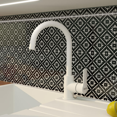 Baterie chiuveta p/u bucatarie alb cuba IDDIS CU6WTJ0I05