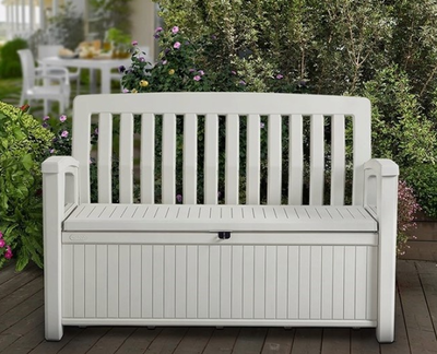 Bancă grădină Keter Patio Bench White (253818)