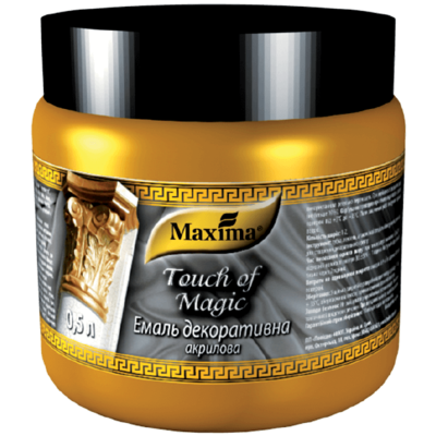 ЭМАЛЬ MAXIMA ДЕКОРАТИВНАЯ АКРИЛОВАЯ БРОНЗА - 0,5кг