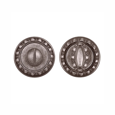 РУЧКА ПОВОРОТНАЯ (ФИКСАТОР)BK6 MT OS-9 АНТИЧНОЕ СЕРЕБРО 39609