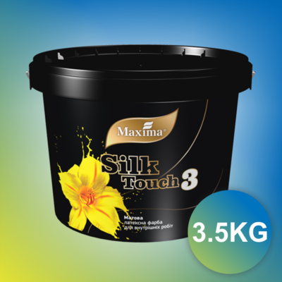 Матовая латексная краска  Silk Touch 3 MAXIMA - 3.5KG