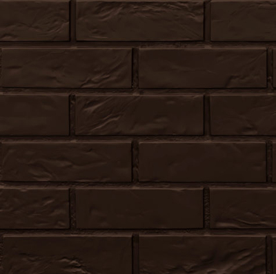 ПАНЕЛЬ ОТДЕЛОЧНАЯ VILO BRICK  (DARK BROWN) (1buc-0.42m2) (10BUC)