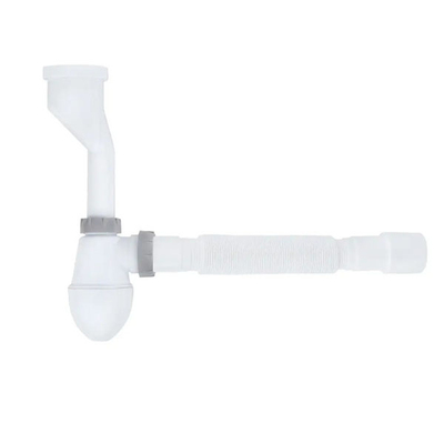 СИФОН ДЛЯ ПИССУАРА ITAL SU1011 С ТРУБКОЙ 40/32Х200 И РОЗЕТКАМИ  70*32  STE19700008 