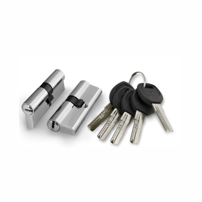 MECANISM CILINDRU FARA VARF A200/100MM (45+10+45) SN МАТ.NICHEL 5 кл. 31295