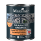 ЭМАЛЬ MAXIMA АНТИКОРРОЗИОННАЯ 3 В 1, графитная, СЕРАЯ 0,75кг