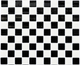 МОЗАЙКА GM 4002 CC BLACK/WHITE 30*30