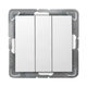 INTRERUPATOR TRIPLU ALB  LP-13Y/m/00 IMPRESIA