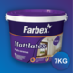 VOPSEA FARBEX LATEX P/U LUCRARI INTERIOR SI EXTERIOR MATTLATEX ALB MAT 7kg