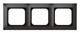 РАМКА 3-Я  АНТРАЦИТ  R-3Y/50 IMPRESIA