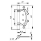 BALAMA UNIVERSALĂ FĂRĂ INSERȚIE 200-2B 100*2,5 AB (BRONZ) 35477