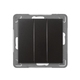 INTRERUPATOR TRIPLU ANTHRACITE  LP-13Y/m/50 IMPRESIA